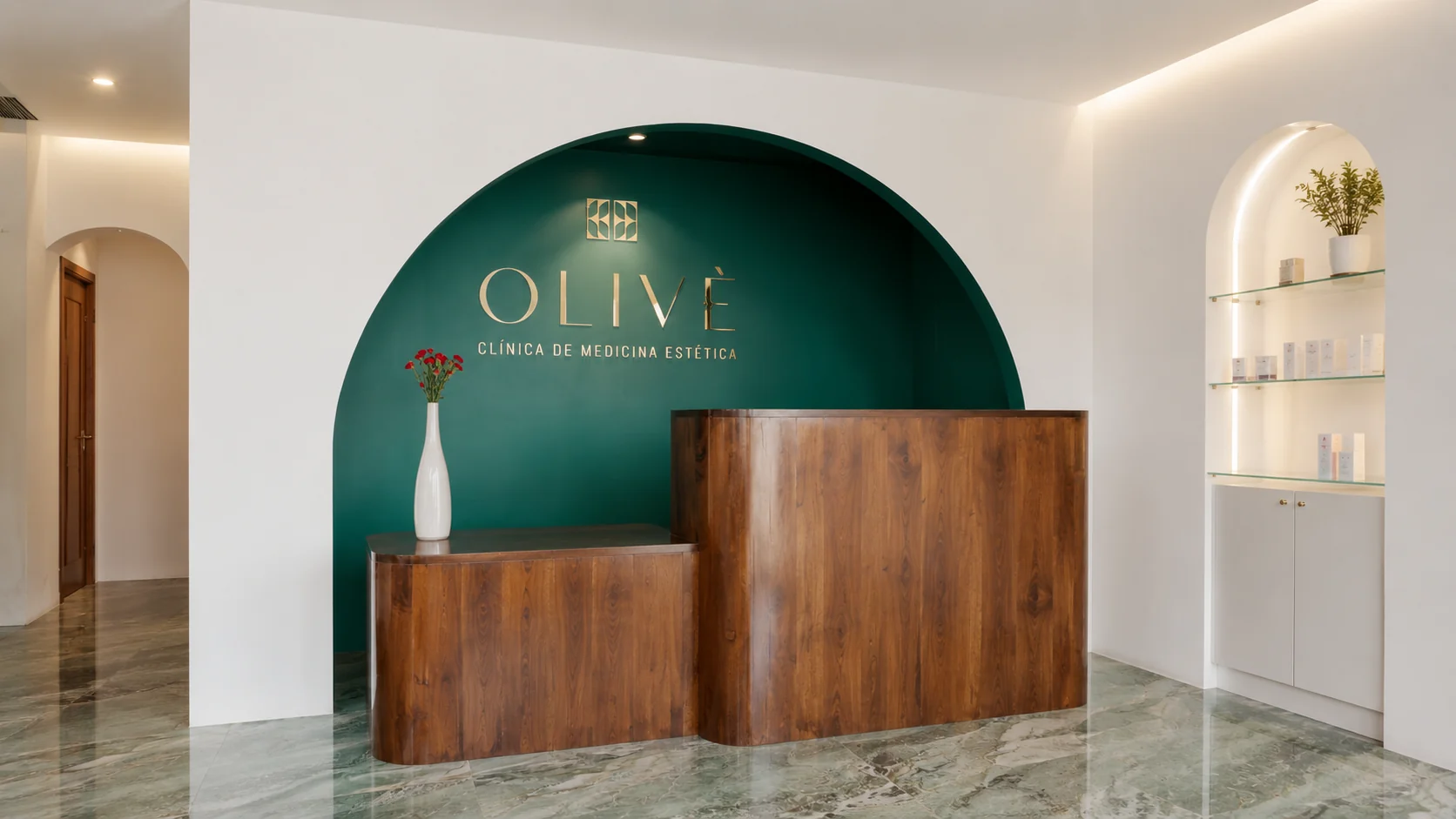Recepción de Clínica Olive